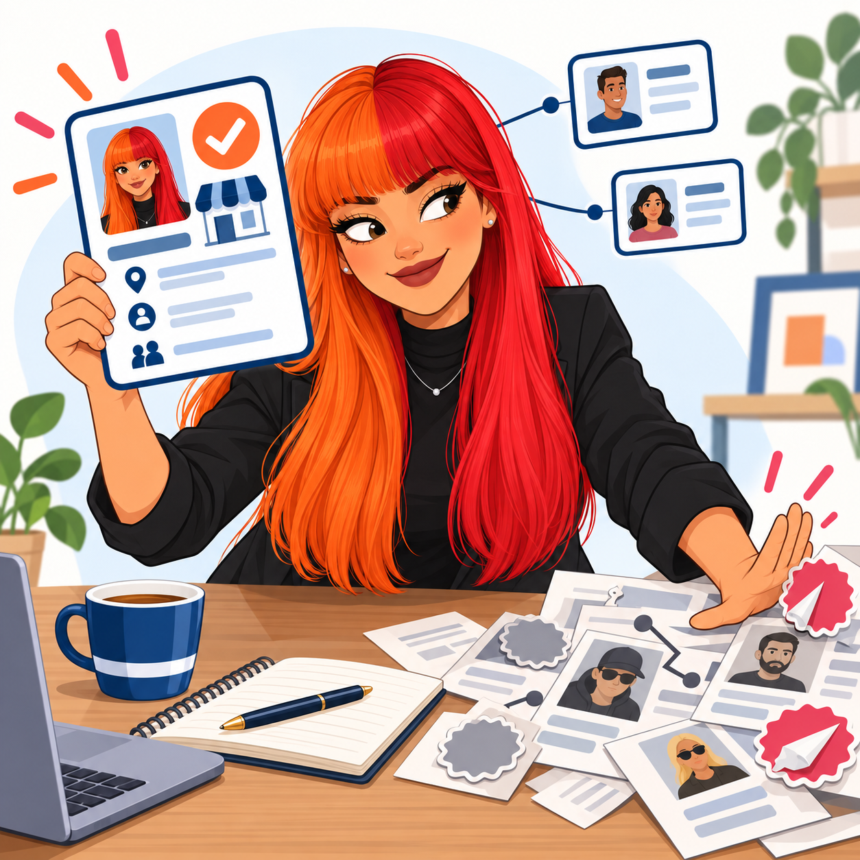 Precise Impact Emily character checking LinkedIn verification trust signals