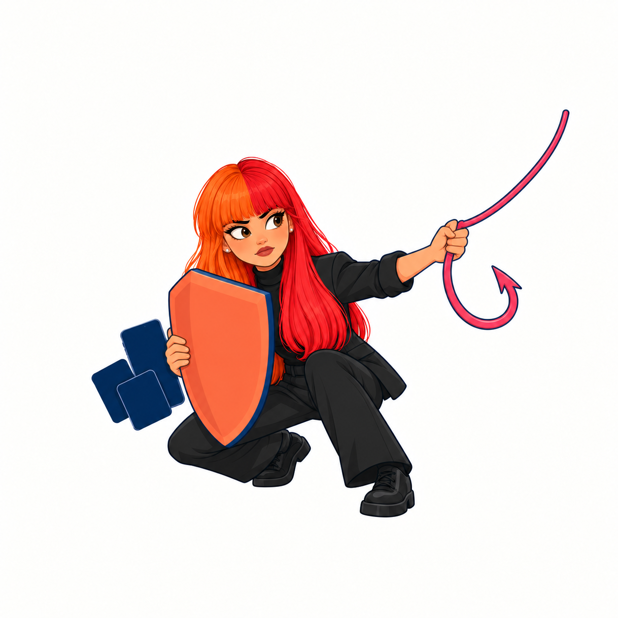 Emily protecting small business Meta adverts from a phishing hook